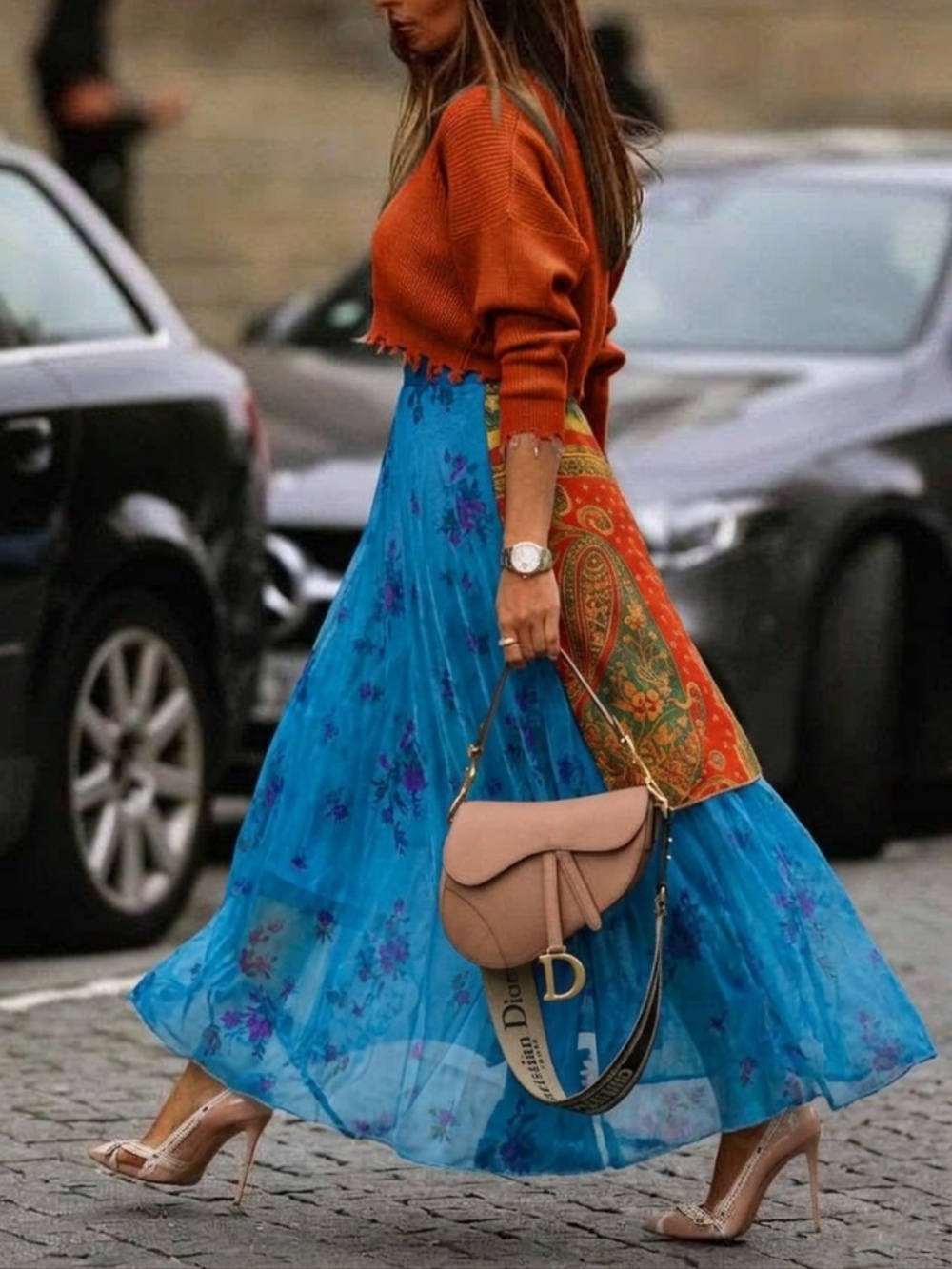 Anthro Italian ANTICA SARTORIA Skirt Positano Wrap Flowy Paisley Maxi
